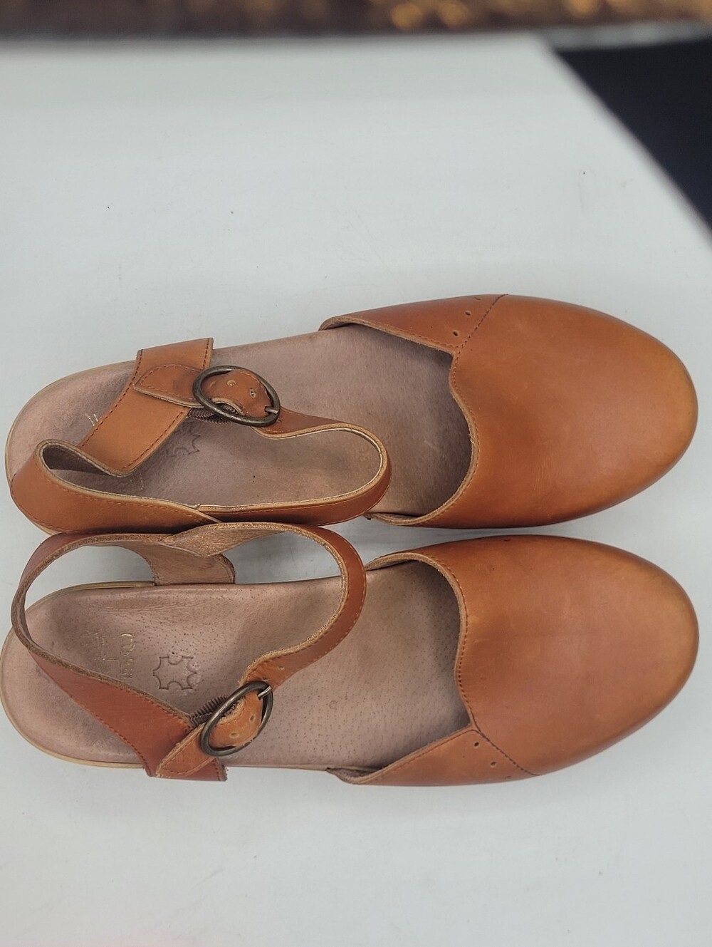 brown leather Dansko Maisie clog Size 41 US 10.5 / 11 - Picture 13 of 16